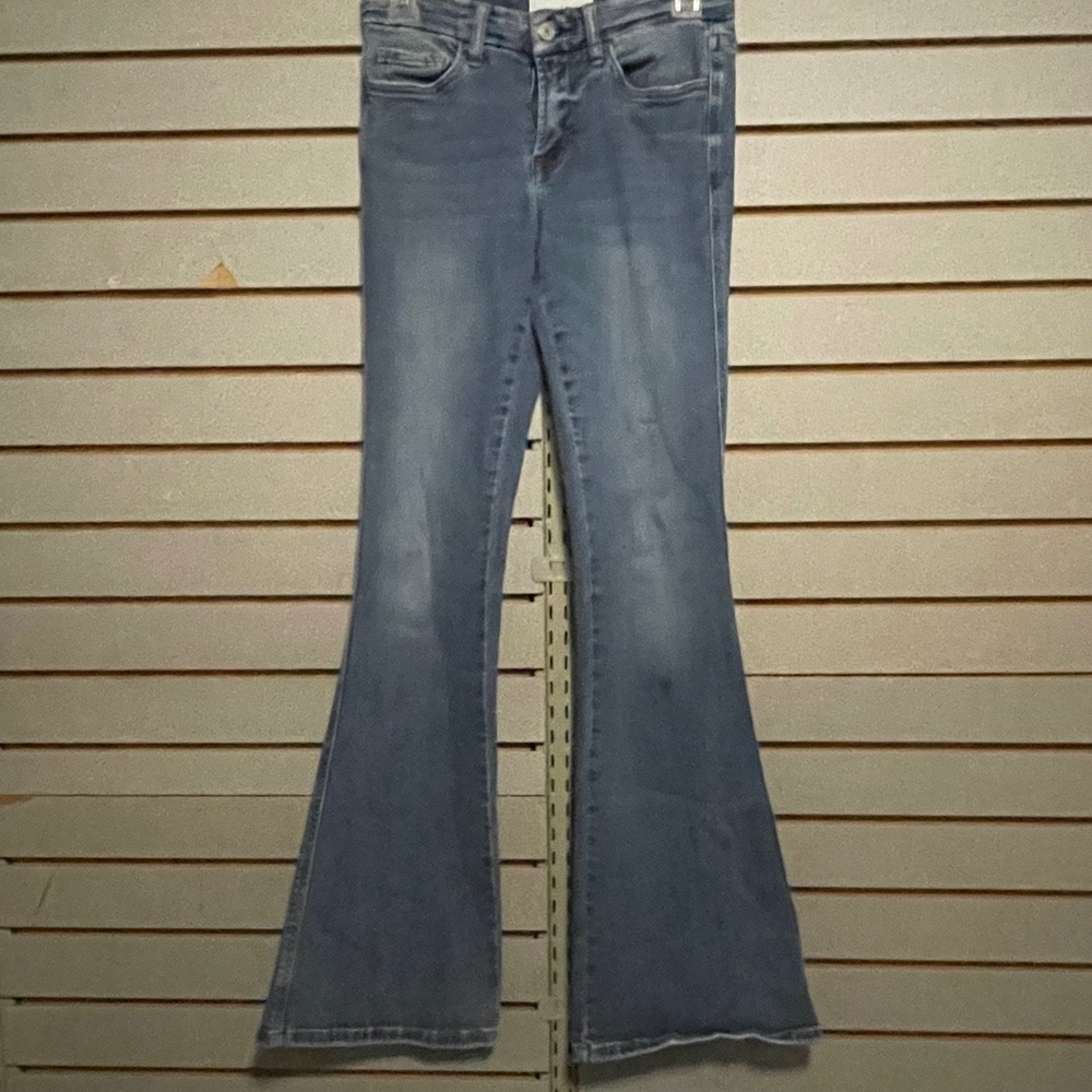 Vervet Los Angeles‎ Women Blue High Rise Flare Bell Bottom Jeans Size 26 V1031-L